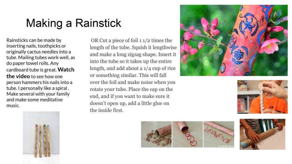 how to make a rainstick